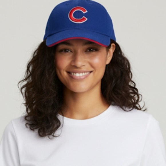 Fan Favorite Other - FAN FAVORITE Blue Red Chicago Cubs Adjustable Flat Bill Youth Kids Baseball Hat